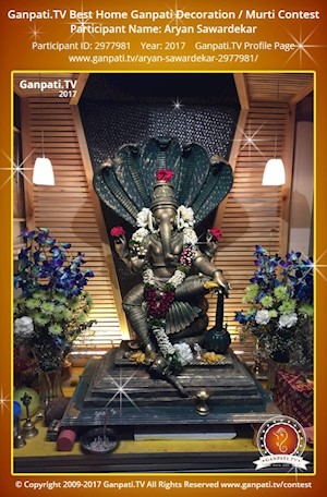 Aryan Sawardekar Home Ganpati Picture