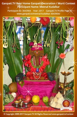 Meenal Kudalkar Home Ganpati Picture