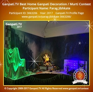 Parag Jibhkate Home Ganpati Picture