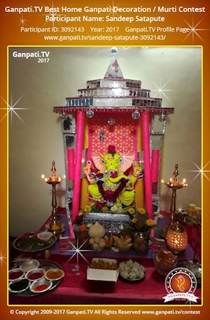 Sandeep Satapute Home Ganpati Picture