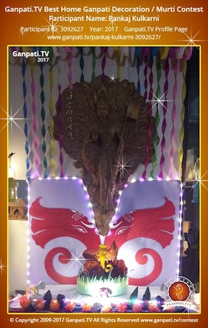 Pankaj Kulkarni Home Ganpati Picture