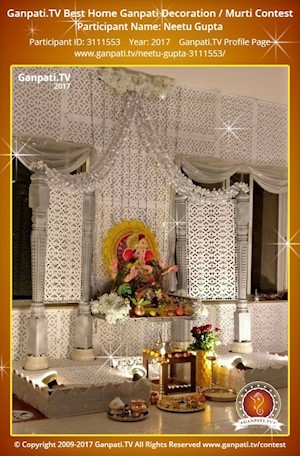 Neetu Gupta Home Ganpati Picture