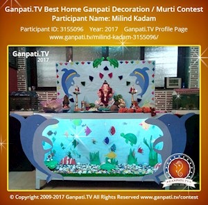 Milind Kadam Home Ganpati Picture