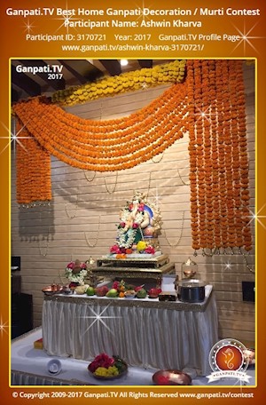 Ashwin Kharva Home Ganpati Picture