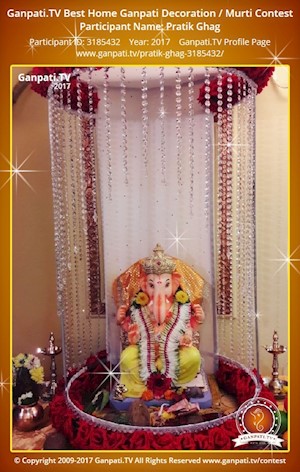 Pratik Ghag Home Ganpati Picture