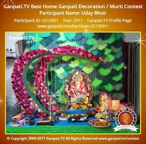 Uday Bhoir Home Ganpati Picture