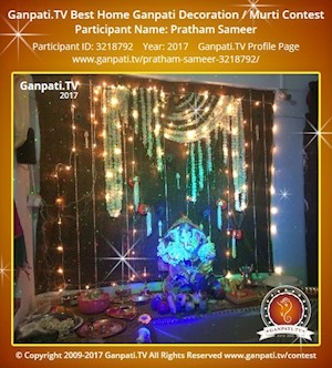 Pratham Sameer Home Ganpati Picture