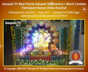 Vinita Panchal Home Ganpati Picture