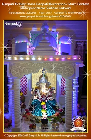 Vaibhav Gaikwad Home Ganpati Picture