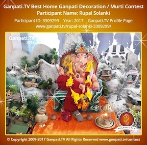 Rupal Solanki Home Ganpati Picture