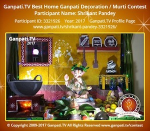 Shrikant Pandey Home Ganpati Picture