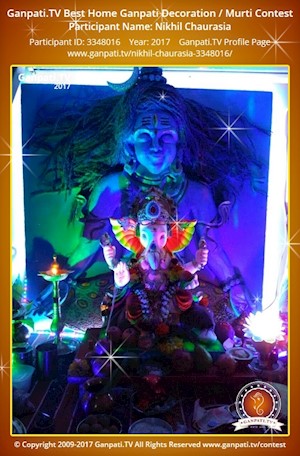 Nikhil Chaurasia Home Ganpati Picture