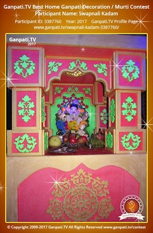 Swapnali Kadam Home Ganpati Picture