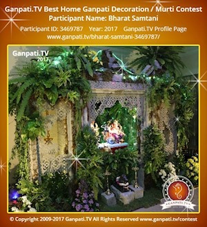 Bharat Samtani Home Ganpati Picture
