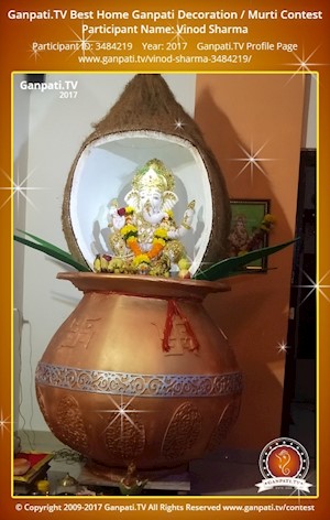 Vinod Sharma Home Ganpati Picture