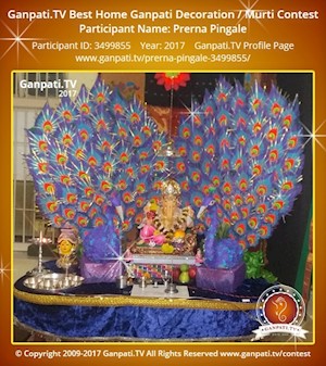 Prerna Pingale Home Ganpati Picture