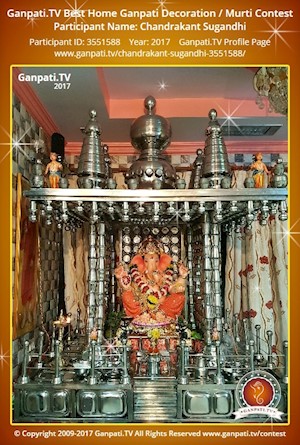 Chandrakant Sugandhi Home Ganpati Picture