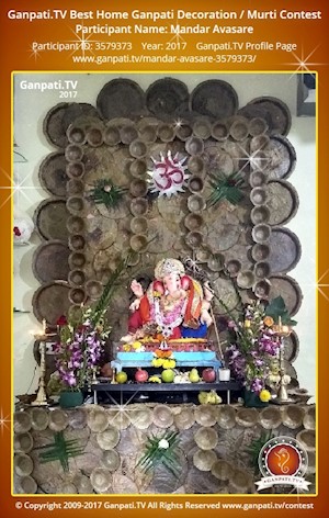 Mandar Avasare Home Ganpati Picture