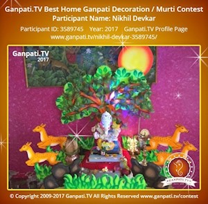 Nikhil Devkar Home Ganpati Picture