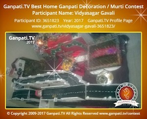 Vidyasagar Gavali Home Ganpati Picture