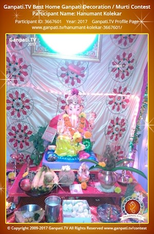 Hanumant Kolekar Home Ganpati Picture