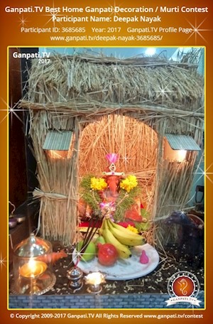 Deepak Nayak Home Ganpati Picture