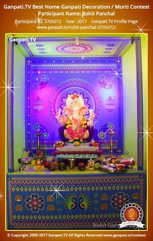 Rohit Panchal Home Ganpati Picture