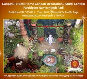 Nilesh Patil Home Ganpati Picture