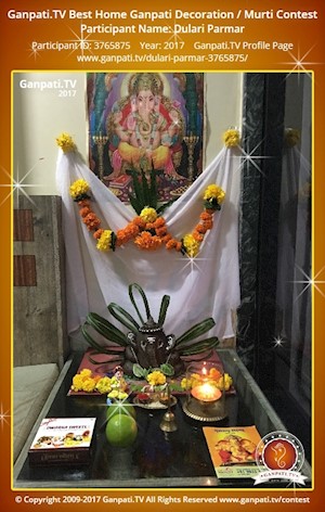 Dulari Parmar Home Ganpati Picture