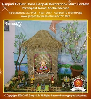 Snehal Shirude Home Ganpati Picture