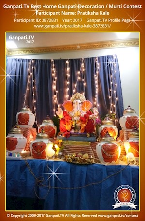 Pratiksha Kale Home Ganpati Picture