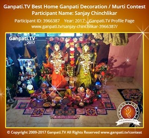 Sanjay Chinchlikar Home Ganpati Picture