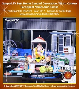 Arun Tomke Home Ganpati Picture