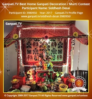 Siddhesh Desai Home Ganpati Picture