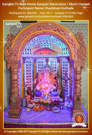 Shashikant Kurhade Home Ganpati Picture