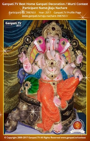 Raju Nachare Home Ganpati Picture