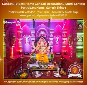 Ganesh Shinde Home Ganpati Picture