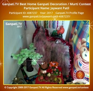 Jaywant Patil Home Ganpati Picture