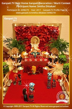 Smitha Dittakavi Home Ganpati Picture