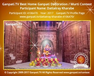 Dattatray Kharabe Home Ganpati Picture