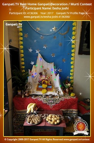 Eesha Joshi Home Ganpati Picture
