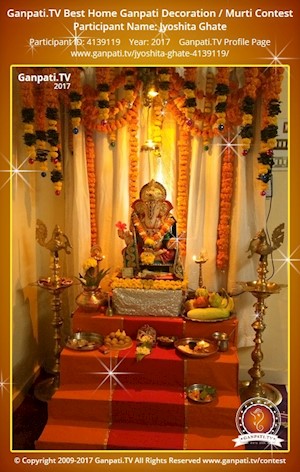 Jyoshita Ghate Home Ganpati Picture