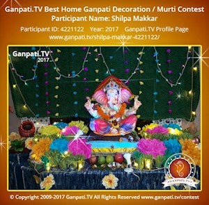 Shilpa Makkar Home Ganpati Picture