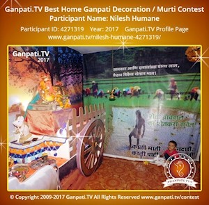 Nilesh Humane Home Ganpati Picture