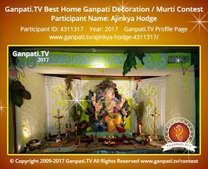 Ajinkya Hodge Home Ganpati Picture