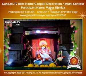 Mayur Ujeniya Home Ganpati Picture