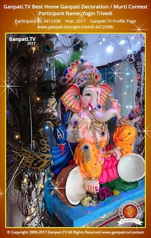 Yogin Trivedi Home Ganpati Picture