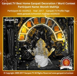 Monish Makhija Home Ganpati Picture