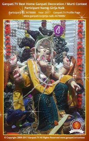 Girija Naik Home Ganpati Picture