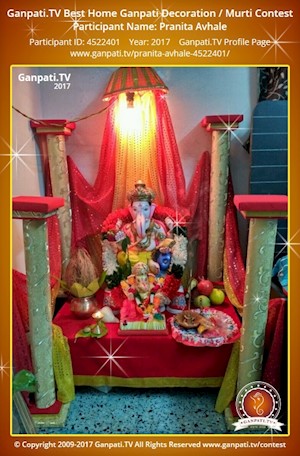 Pranita Avhale Home Ganpati Picture